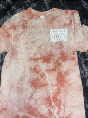 Tonight alive limitless Sunset Tie-Dye band Tee with White Logo size large